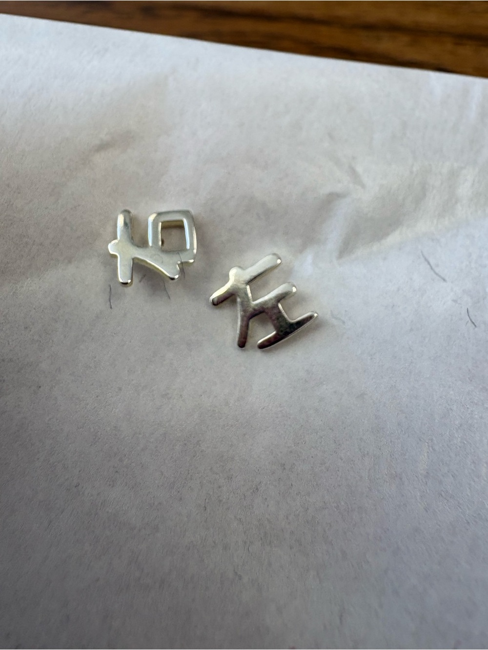 Sterling Silver Character Stud Earrings